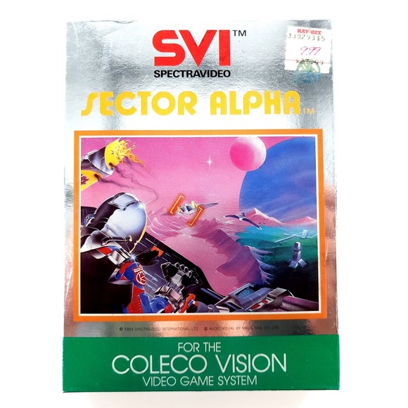 Sector Alpha (ColecoVision) Spectravideo Complete In Box Tested & Works - Picture 6 of 12